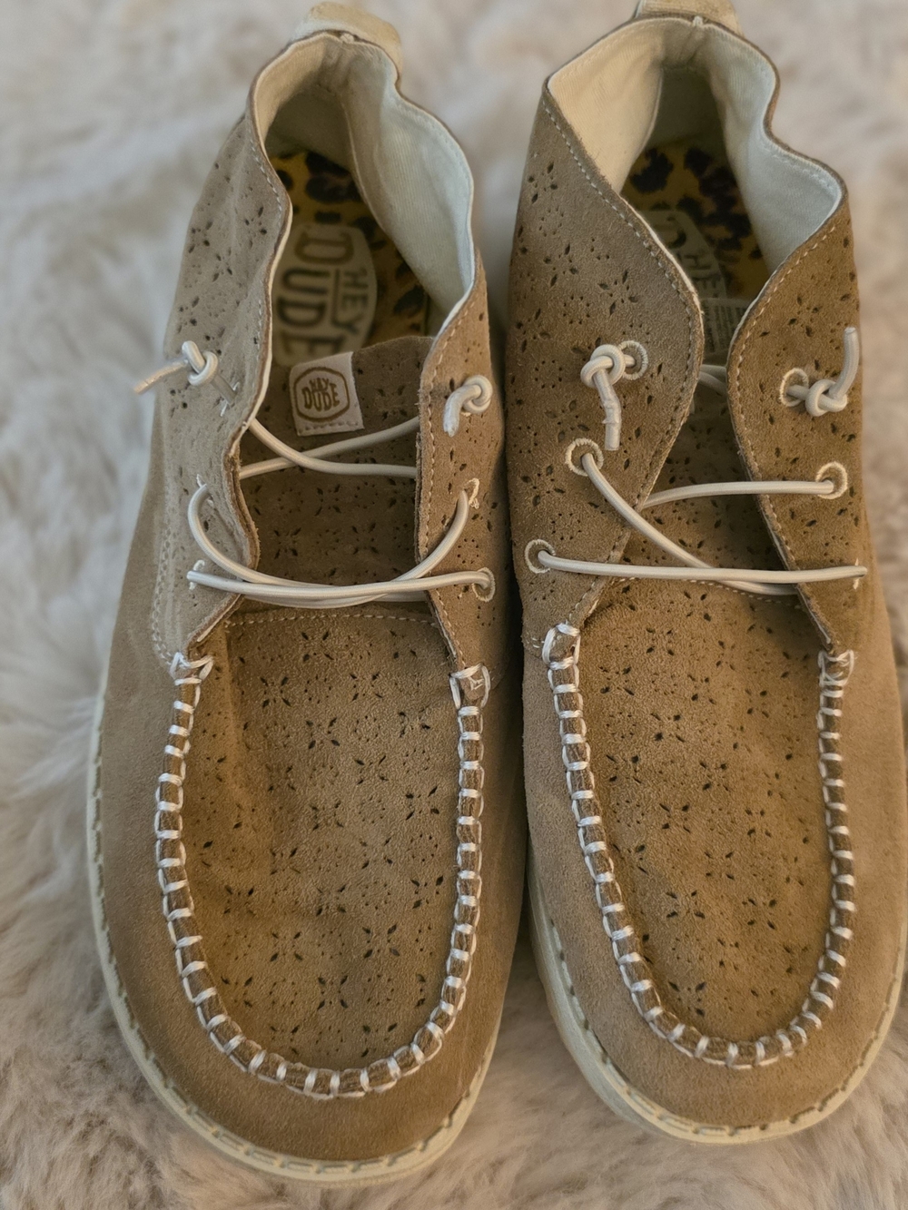 Hey Dude Women's Wendy Mid Suade Boho Shoes